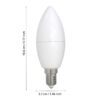 110124_DIMENSION_0001 | Eglo Romania Bec LED E14 7.5W 3000K 110124