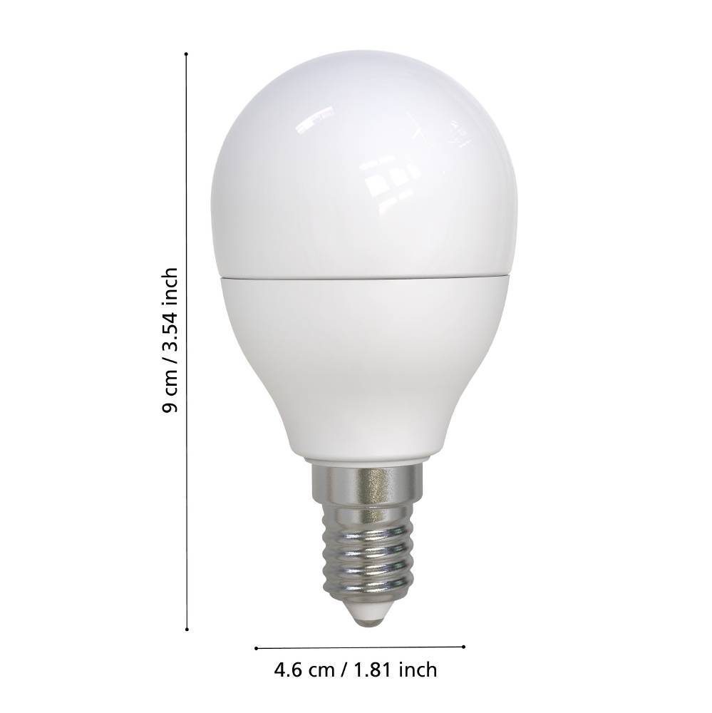 110125_DIMENSION_0001 | Eglo Romania Bec LED E14 7.5W 3000K 110125