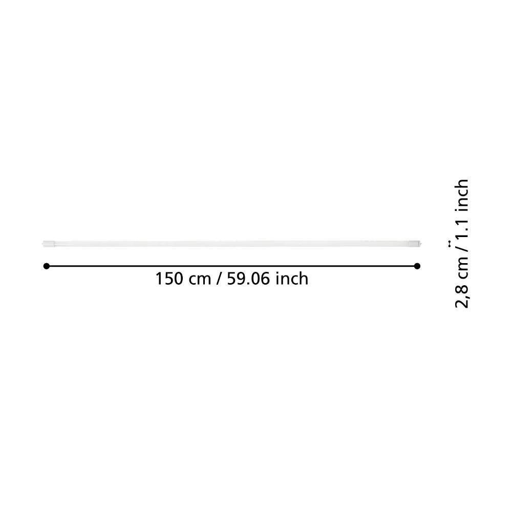 110129_DIMENSION_0001 | Eglo Romania Tub LED G13 22W 4000K 110129