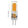 110159_DIMENSION_0001 | Eglo Romania Set 2 becuri LED G4 2X2W 2700K 110159
