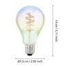 110205_DIMENSION_0001 | Eglo Romania Bec LED E27 4W 2000K 110205