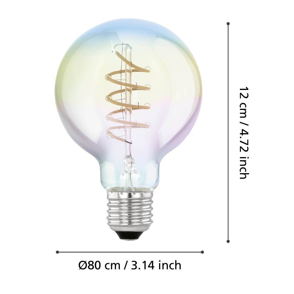 110206_DIMENSION_0001 | Eglo Romania Bec LED E27 4W 2000K 110206