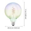 110208_DIMENSION_0001 | Eglo Romania Bec LED E27 4W 2000K 110208