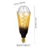 110236_DIMENSION_0001 | Eglo Romania Bec LED E27 4W 1700K 110236