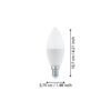 12264_DIMENSION_0001 | Eglo Romania Bec LED E14 3.4W 4000K 12264