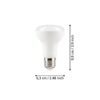 12272_DIMENSION_0001 | Eglo Romania Bec LED E27 4.4W 3000K 12272