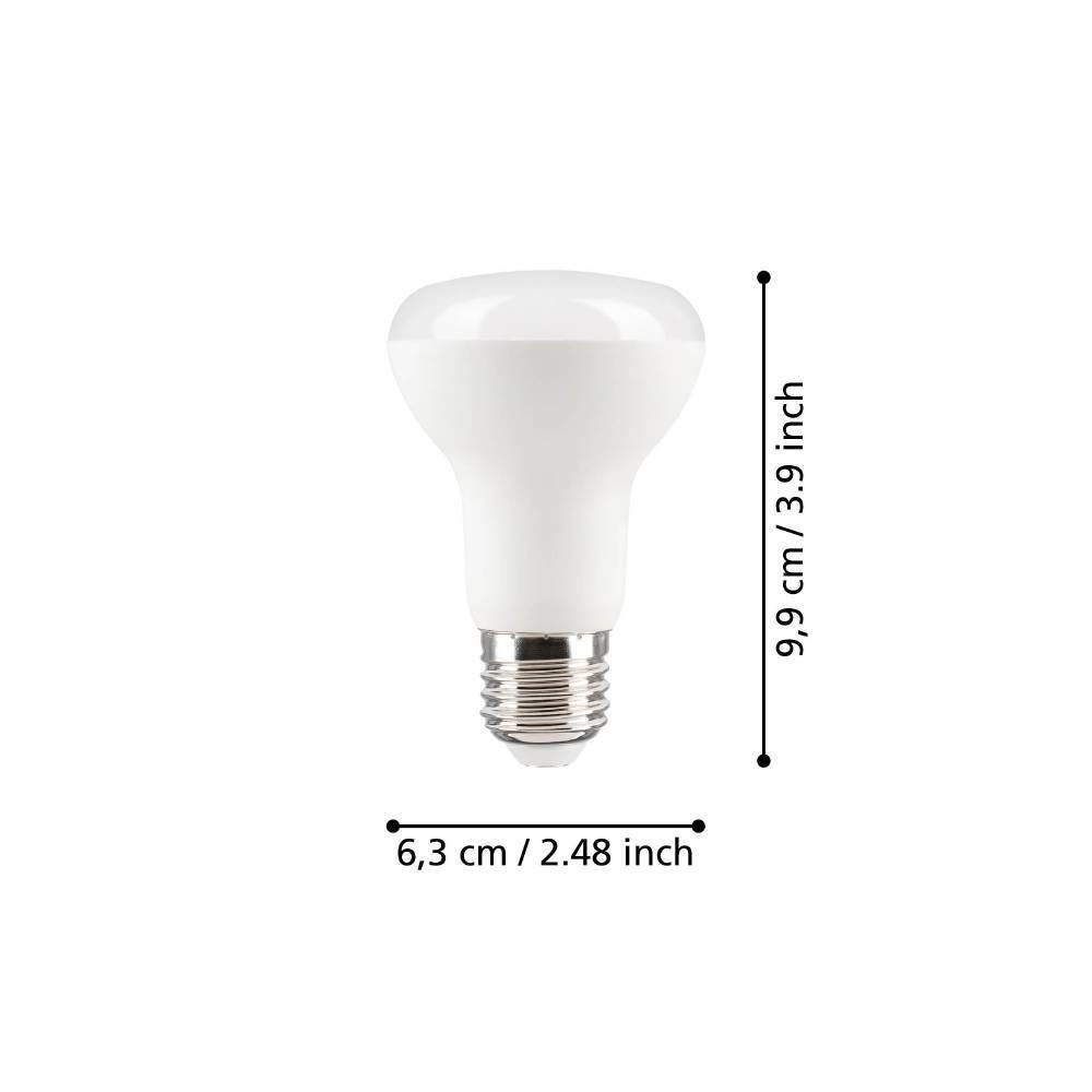 12272_DIMENSION_0001 | Eglo Romania Bec LED E27 4.4W 3000K 12272