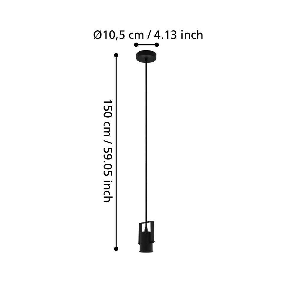 31073_DIMENSION_0001 | Eglo Romania Pendul CALARI E27 IP20 31073