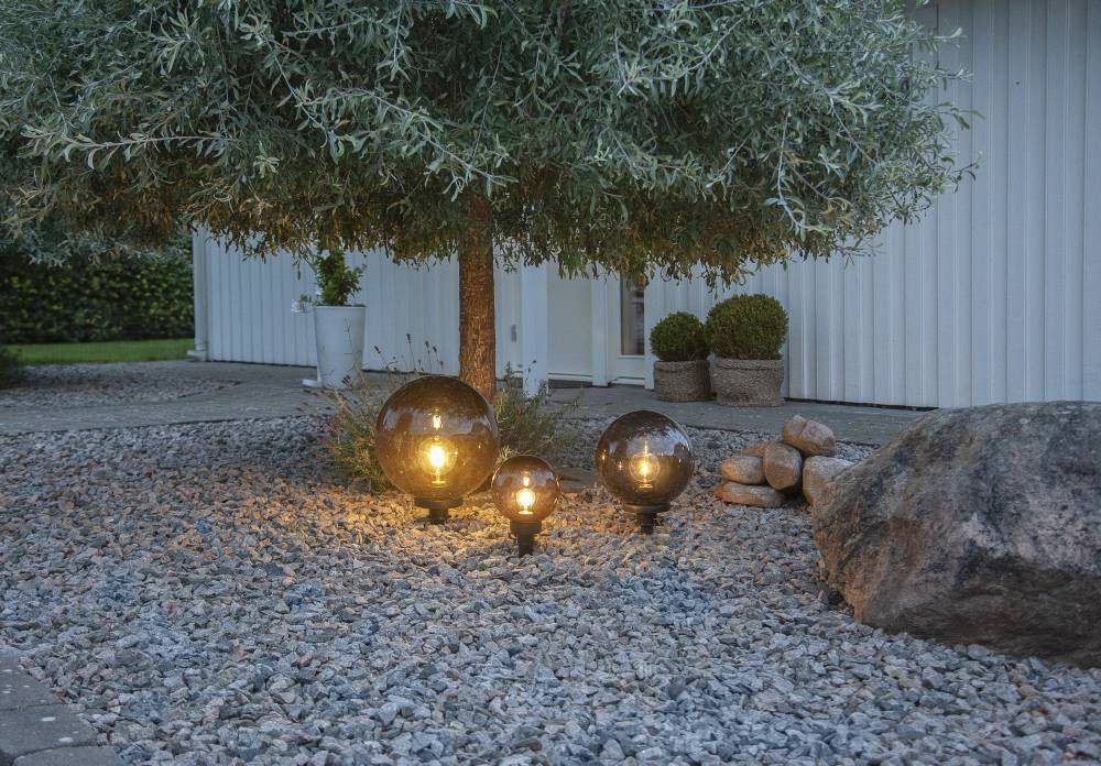 Lampadar gradina EGLO MONTEROLLO SMOKE 900201 | Eglo Romania Glob MONTEROLLO SMOKE E27 IP44 900201