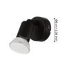 32428_DIMENSION_0001 | Eglo Romania Spot pe bară BUZZ-LED GU10 2.8W IP20 32428