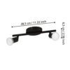 32429_DIMENSION_0001 | Eglo Romania Spot pe bară BUZZ-LED GU10 2X2.8W IP20 32429