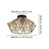 Plafoniera vintage EGLO ADWICKLE 43775 | Eglo Romania Plafonieră ADWICKLE E27 IP20 43775