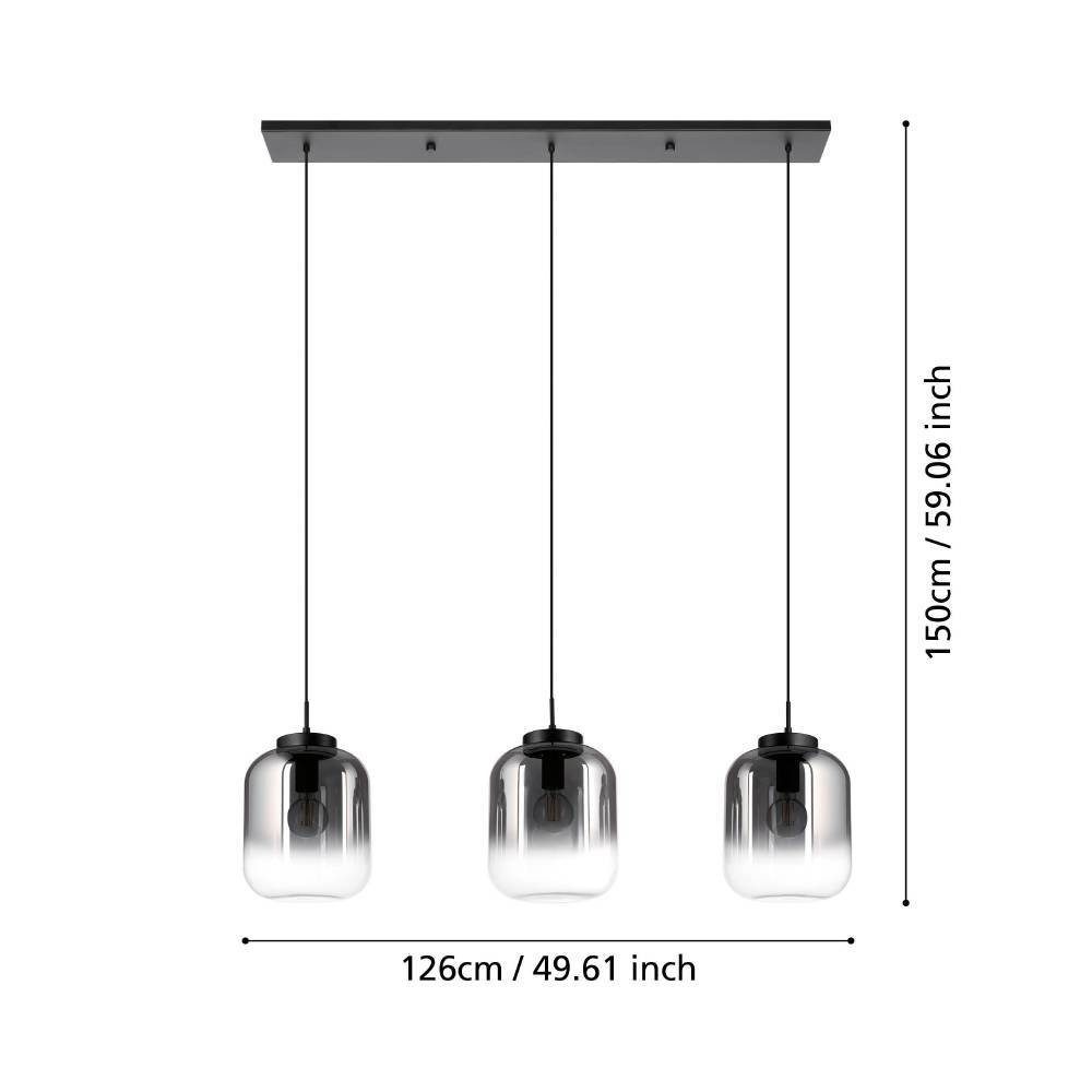 Lustra EGLO BULCIAGO 390104 | Eglo Romania Lustră BULCIAGO 3XE27 IP20 390104