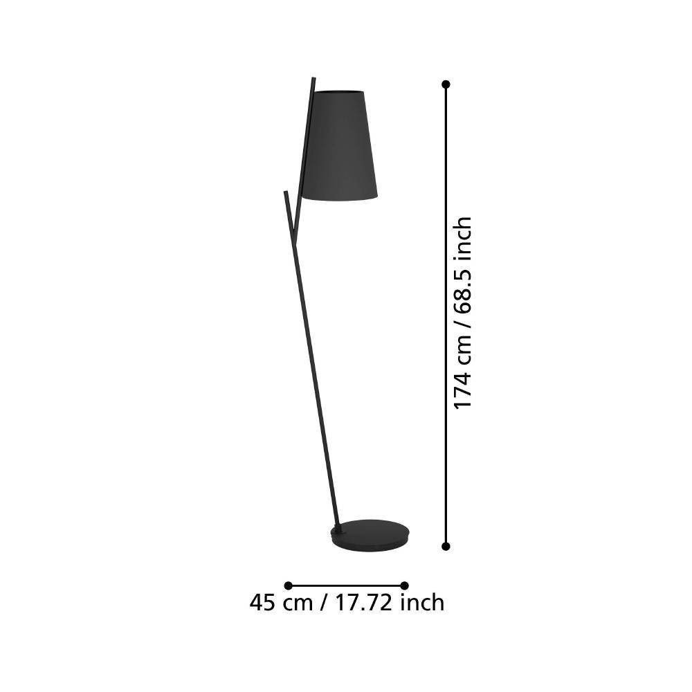Lampadar EGLO PETROSA 390134 | Eglo Romania Lampadar PETROSA E27 IP20 390134