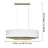 Lustra EGLO PINETARA 390182 | Eglo Romania Lustră PINETARA 4XE27 IP20 390182