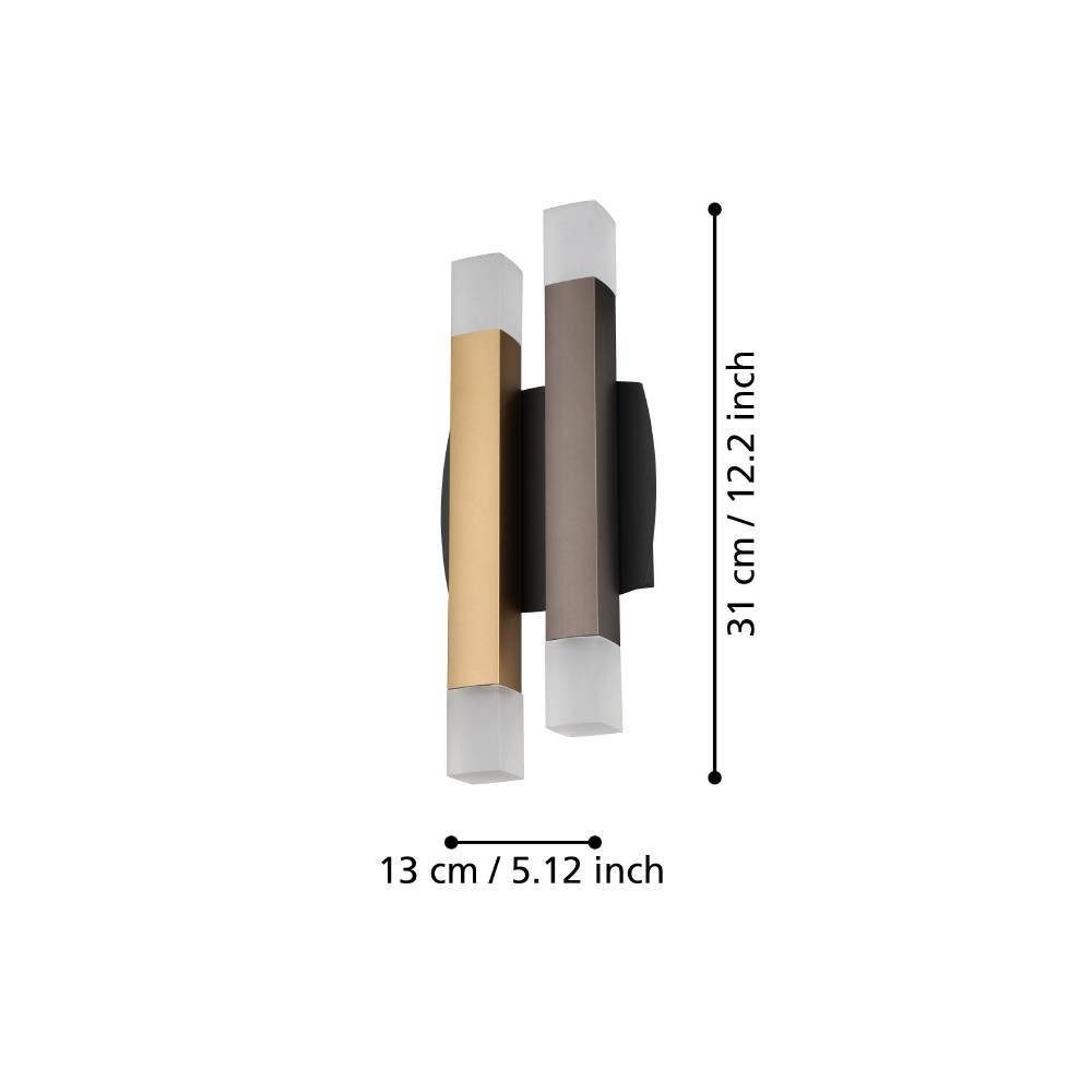 Aplica EGLO ESTANTERIOS 390223 | Eglo Romania Aplică ESTANTERIOS LED 4X3.3W IP20 390223