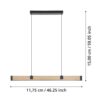 Lustra EGLO CAMINARRO 390225 | Eglo Romania Lustră CAMINARRO LED 21W;8.4W IP20 390225