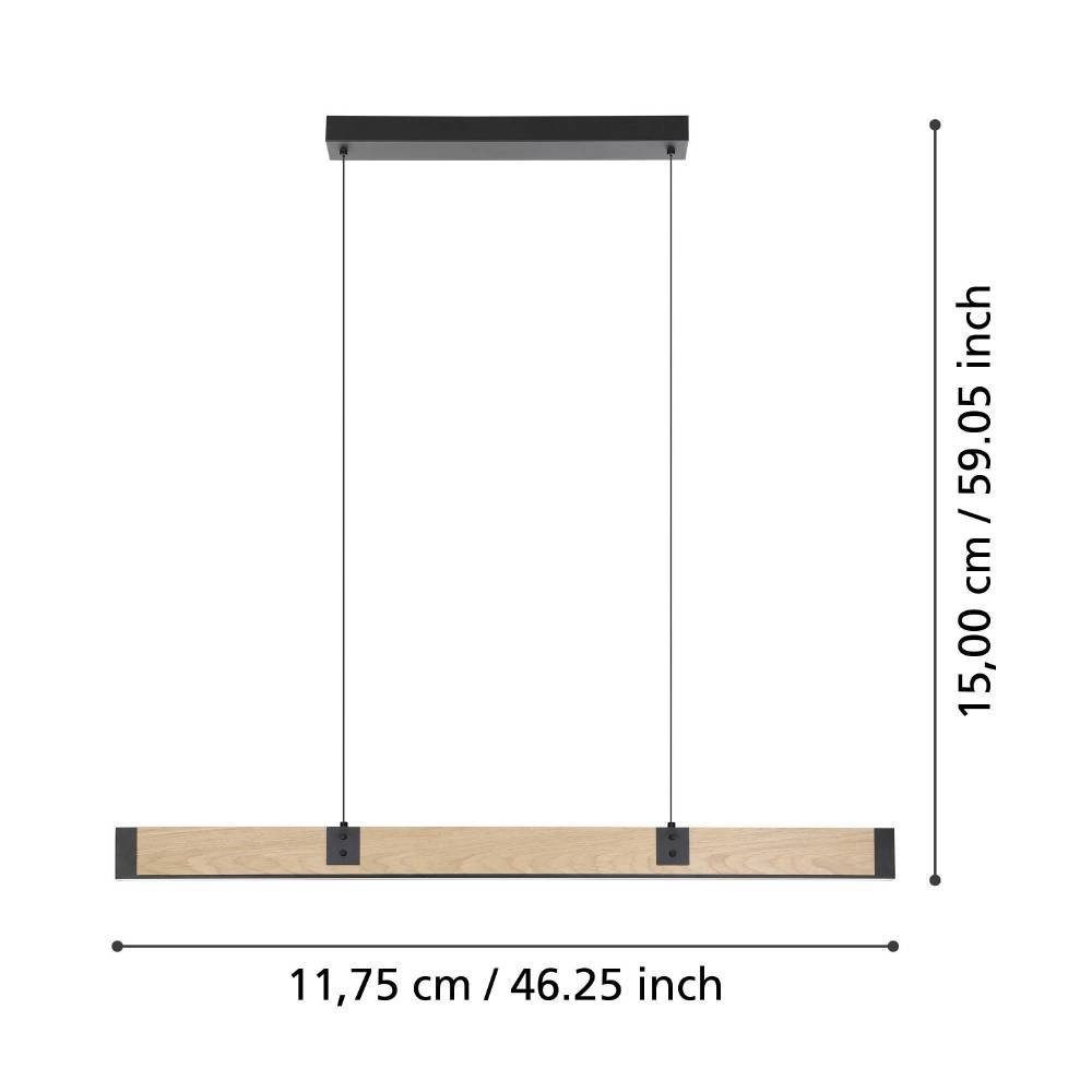Lustra EGLO CAMINARRO 390225 | Eglo Romania Lustră CAMINARRO LED 21W;8.4W IP20 390225