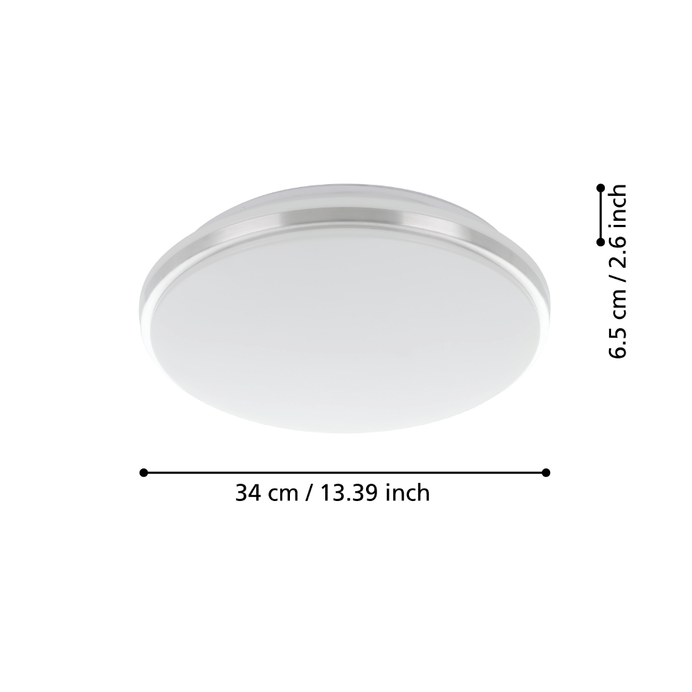 Plafoniera EGLO PINETTO 900365 | Eglo Romania Aplică/Plafonieră PINETTO LED 15.6W IP44 900365