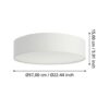 Plafoniera EGLO ROMAO-Z 900439 | Eglo Romania Plafonieră ROMAO-Z LED 35W IP20 900439