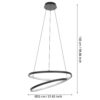Lustra EGLO RUOTALE 900472 | Eglo Romania Lustră RUOTALE LED 37W IP20 900472