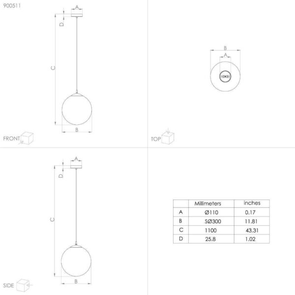 Pendul EGLO RONDO 3 900511