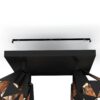 Plafoniera vintage EGLO CARLTON 7 43718 | Eglo Romania Plafonieră CARLTON 7 4XE27 IP20 43718