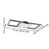 390019_DIMENSION_0001 | Eglo Romania Plafonieră MACELLARA LED 26.2W IP20 390019