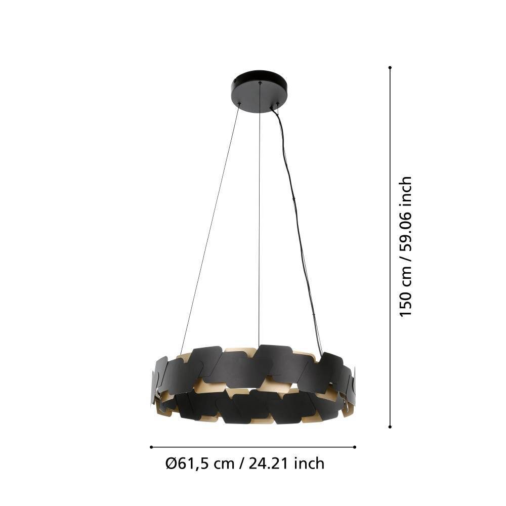 390031_DIMENSION_0001 | Eglo Romania Lustră ALTAGRACIA LED 2X35W IP20 390031