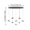 390055_DIMENSION_0001 | Eglo Romania Lustră PARATEBUENO LED 8X4.2W IP20 390055