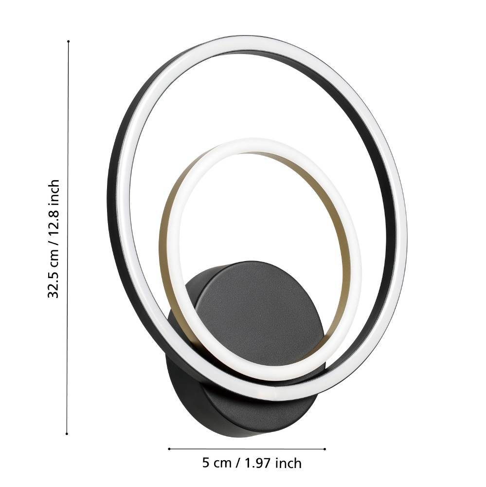 390088_DIMENSION_0001 | Eglo Romania Aplică LANACERA LED 12W, 4X2.1W IP20 390088