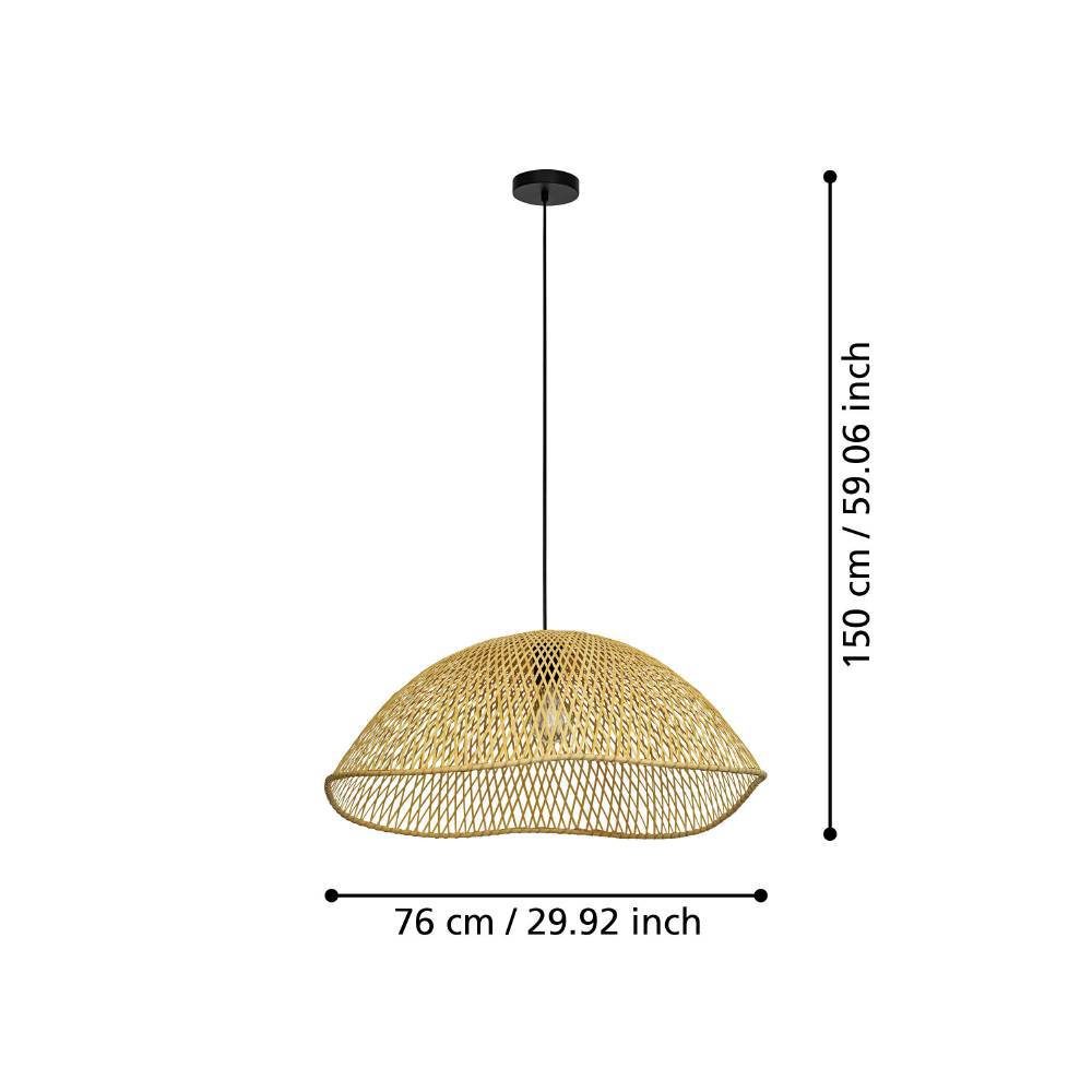 390236_DIMENSION_0001 | Eglo Romania Pendul SAMBUCONA E27 IP20 390236