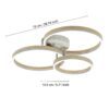 39895_DIMENSION_0001 | Eglo Romania Plafonieră CADINARO LED 43.5W IP20 39895
