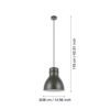 43622_DIMENSION_0001 | Eglo Romania Pendul EBURY E27 IP20 43622