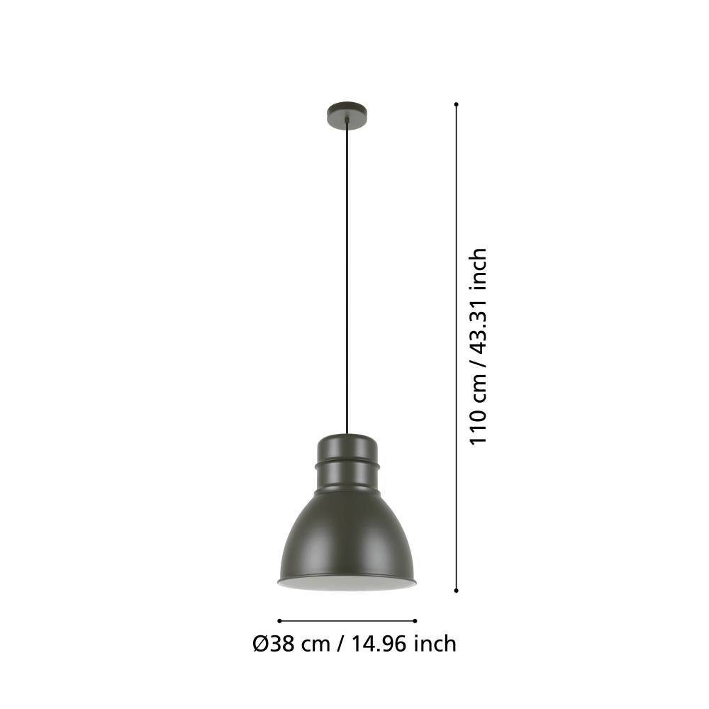 43622_DIMENSION_0001 | Eglo Romania Pendul EBURY E27 IP20 43622