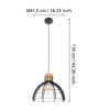 43769_DIMENSION_0001 | Eglo Romania Pendul STILLINGTON E27 IP20 43769