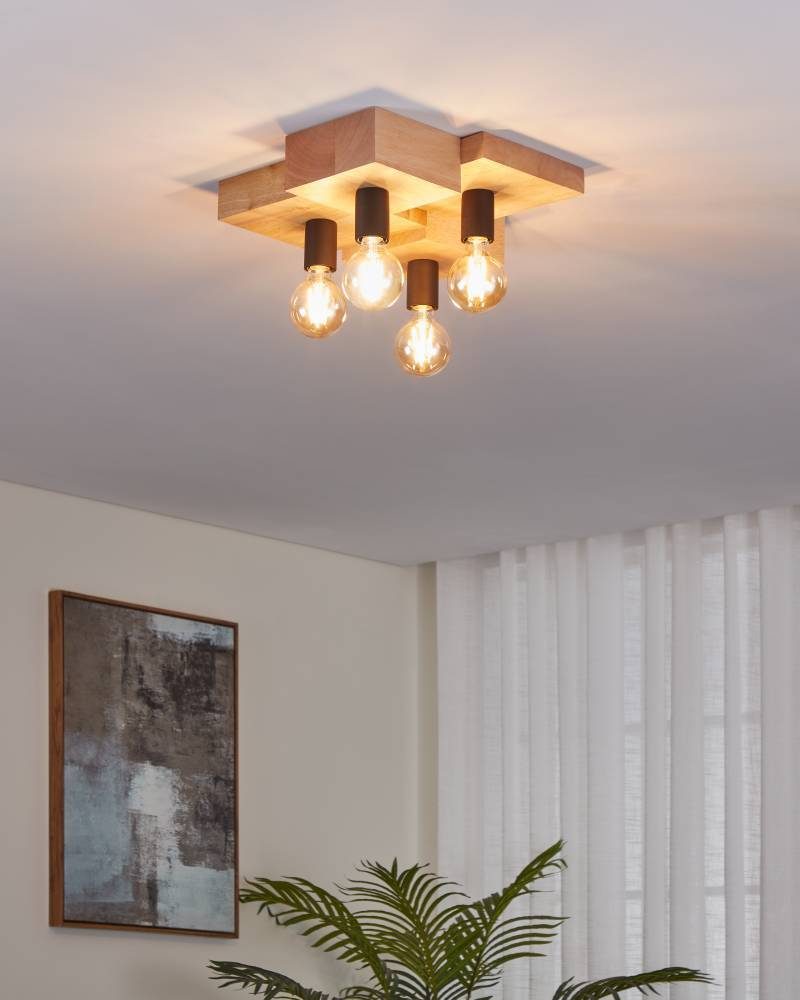 43798_AMBIENT_0001 | Eglo Romania Plafonieră HALKIN 4XE27 IP20 43798