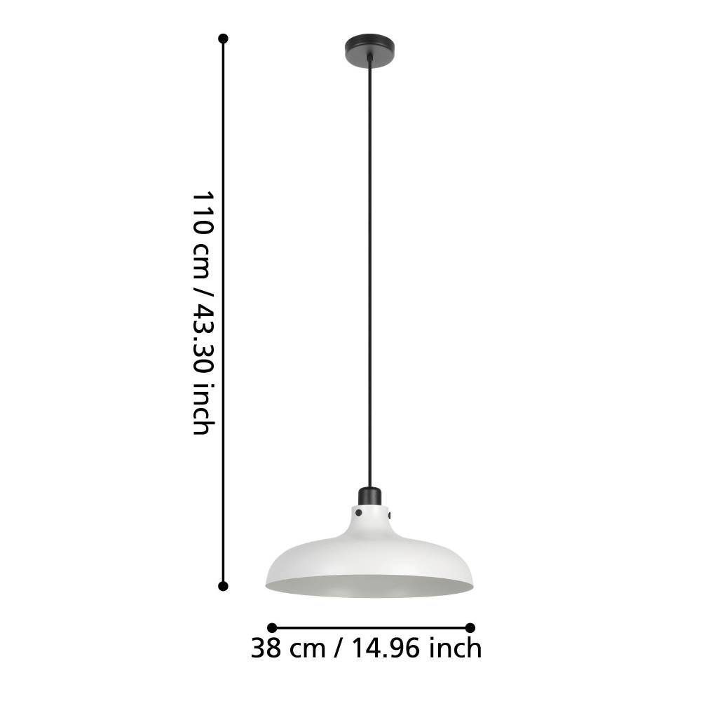 43825_DIMENSION_0001 | Eglo Romania Pendul MATLOCK E27 IP20 43825