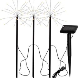 Set 3 lămpi solare LED 90X0.06W 48884