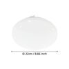 75471_DIMENSION_0001 | Eglo Romania Aplică/Plafonieră FRANIA-S LED 7W IP20 75471