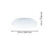 900002_DIMENSION_0001 | Eglo Romania Plafonieră TOTARI-Z LED 4X11.2W IP20 900002