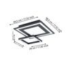 900025_DIMENSION_0001 | Eglo Romania Plafonieră SAVATARILA-Z LED 10.8W IP20 900025