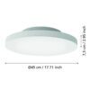 900055_DIMENSION_0001 | Eglo Romania Panou aplicat TURCONA-Z LED 22.4W IP20 900055