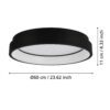 900067_DIMENSION_0001 | Eglo Romania Plafonieră MARGHERA-Z LED 4X6.5W IP20 900067