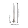 900078_DIMENSION_0001 | Eglo Romania Lampadar FRAIOLI-Z LED 2X17W IP20 900078