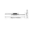 900079_DIMENSION_0001 | Eglo Romania Plafonieră FRAIOLI-Z LED 2X17W IP20 900079