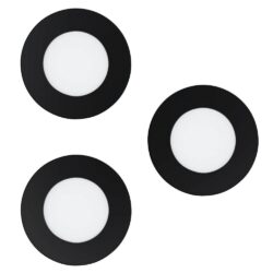 Set 3 spoturi FUEVA-Z LED 3X2.8W IP20/IP44 900105