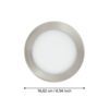 900113_DIMENSION_0001 | Eglo Romania Spot FUEVA-Z LED 10.5W IP20/IP44 900113