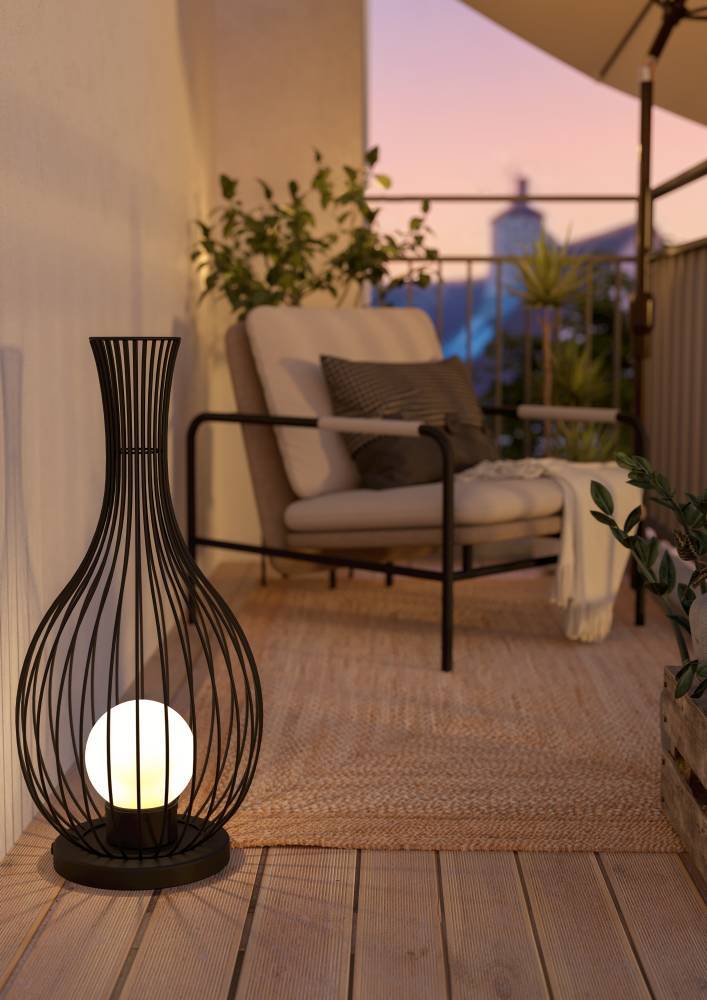 900122_AMBIENT_0001 | Eglo Romania Lampadar FOSSOMBRONE E27 IP65 900122