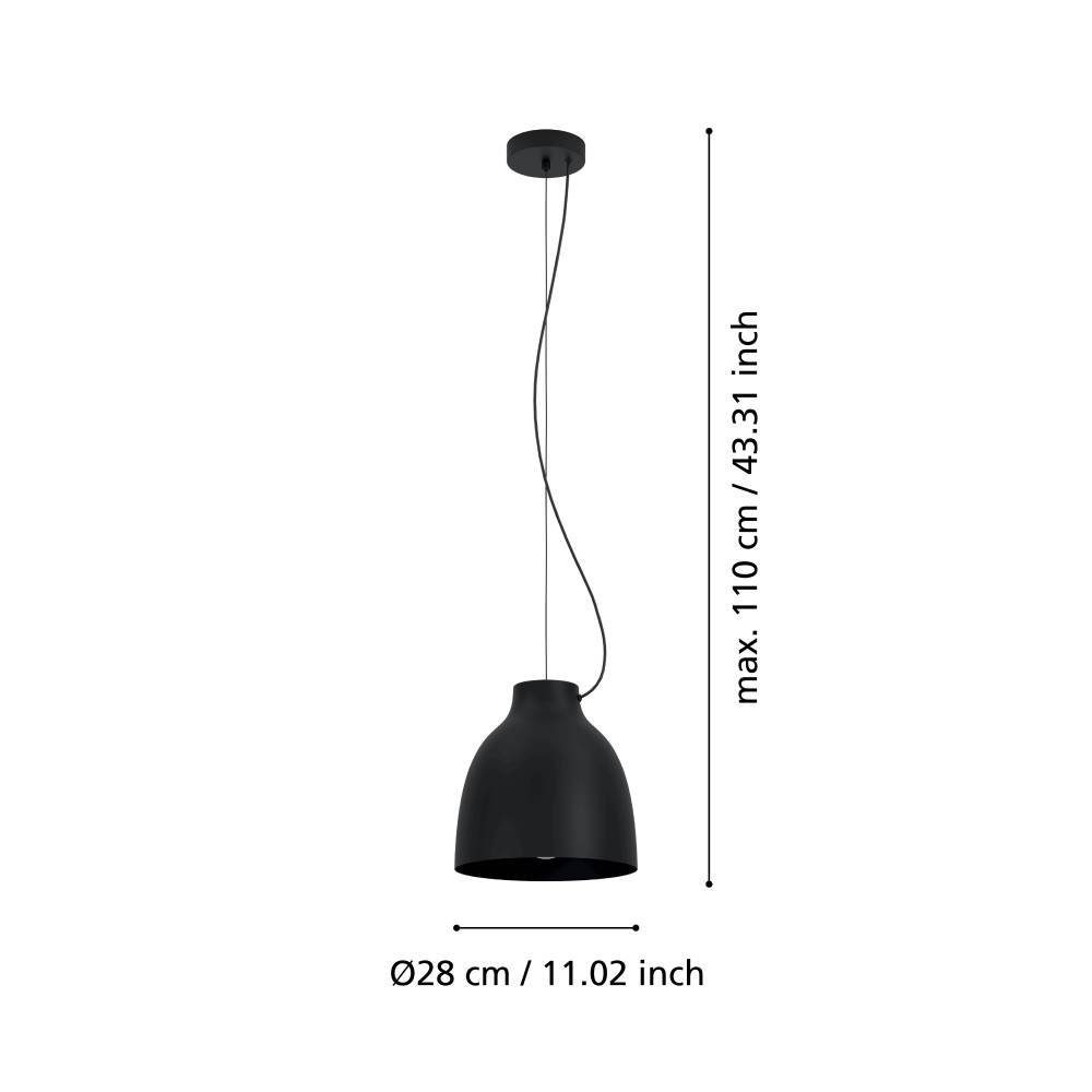 900158_DIMENSION_0001 | Eglo Romania Pendul CAMASCA E27 IP20 900158